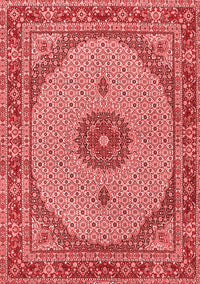 Medallion Red Traditional Rug, tr3590red