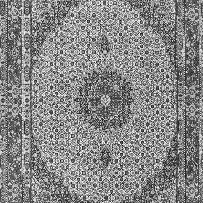 Medallion Gray Traditional Rug, tr3590gry