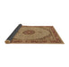 Sideview of Medallion Brown Traditional Rug, tr3590brn