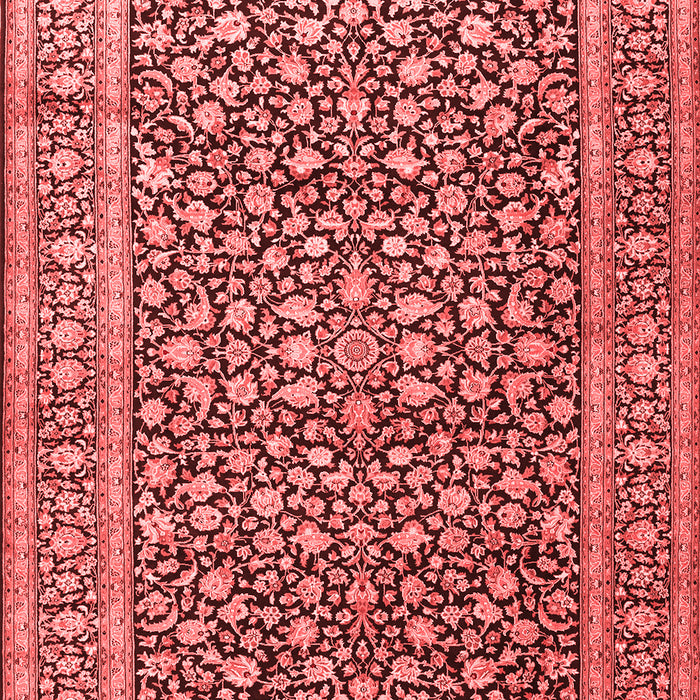 Machine Washable Persian Red Traditional Rug, wshtr3591red