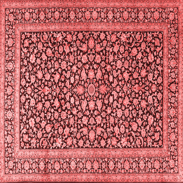 Machine Washable Persian Red Traditional Rug, wshtr3591red