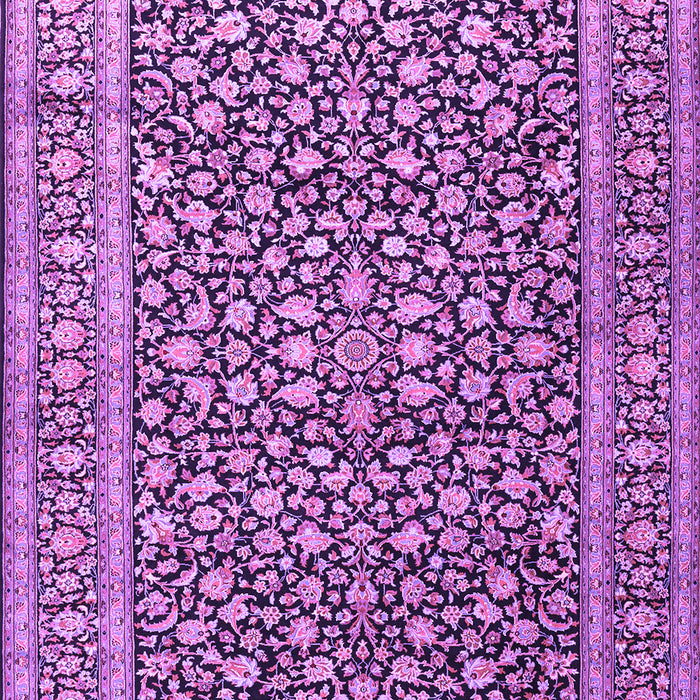 Machine Washable Persian Purple Traditional Area Rugs, wshtr3591pur