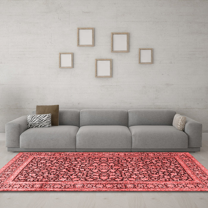 Traditional Red Washable Rugs