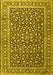 Persian Yellow Traditional Rug, tr3591yw