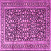 Square Persian Pink Traditional Rug, tr3591pnk