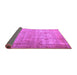 Sideview of Persian Purple Traditional Rug, tr3592pur