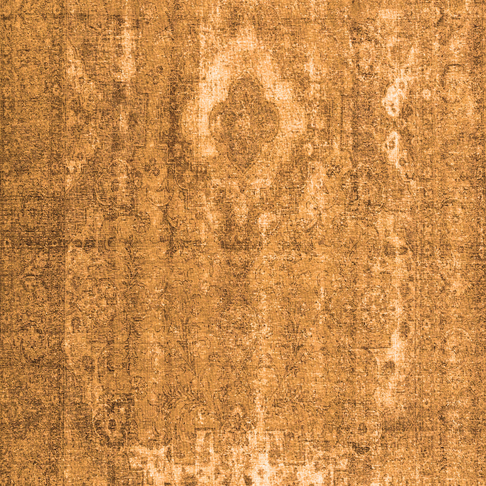 Serging Thickness of Machine Washable Persian Orange Traditional Area Rugs, wshtr3593org