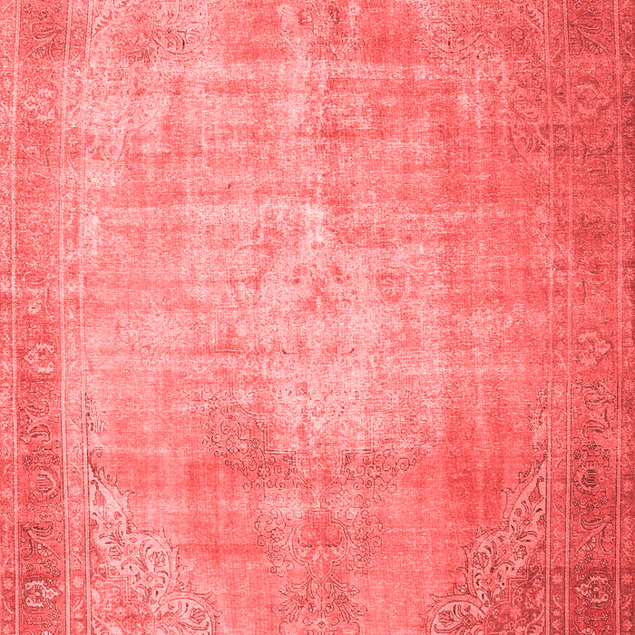 Machine Washable Persian Red Traditional Rug, wshtr3594red