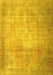 Persian Yellow Traditional Rug, tr3594yw