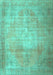 Persian Turquoise Traditional Rug, tr3594turq