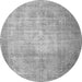 Machine Washable Persian Gray Traditional Rug, wshtr3594gry