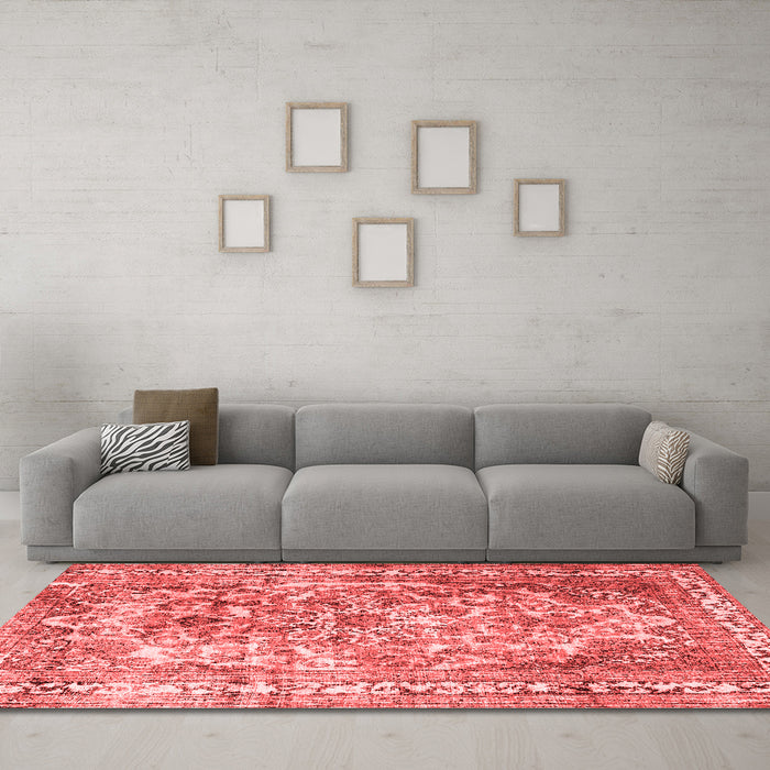 Traditional Red Washable Rugs