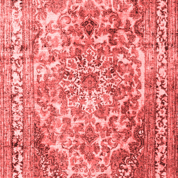 Machine Washable Persian Red Traditional Rug, wshtr3595red