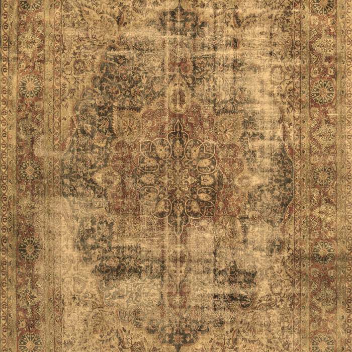 Machine Washable Persian Brown Traditional Rug, wshtr3596brn