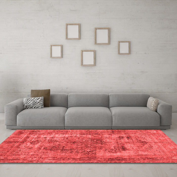 Traditional Red Washable Rugs