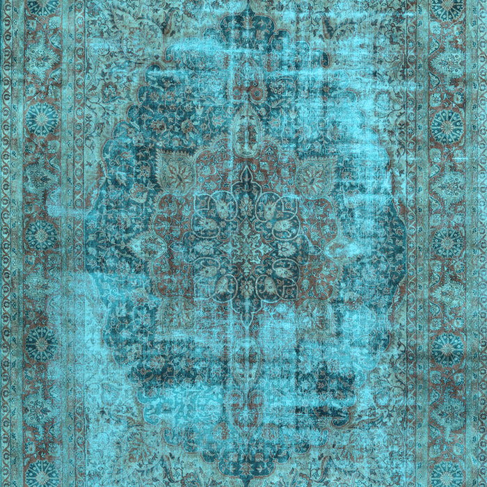 Machine Washable Persian Light Blue Traditional Rug, wshtr3596lblu