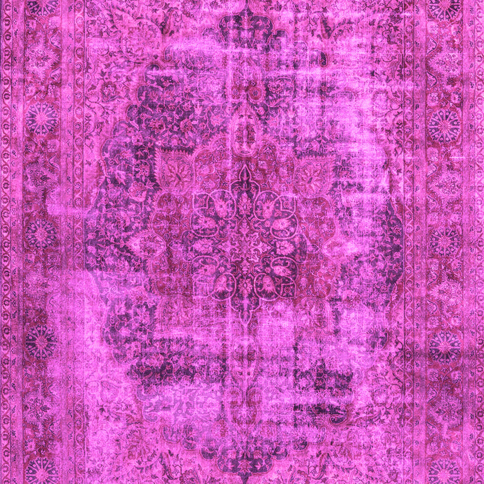 Machine Washable Persian Pink Traditional Rug, wshtr3596pnk