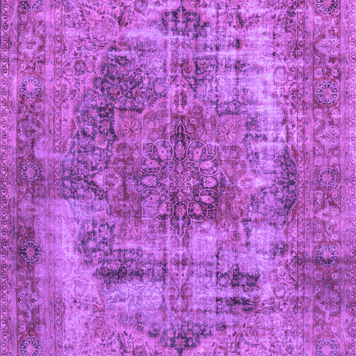 Machine Washable Persian Purple Traditional Area Rugs, wshtr3596pur