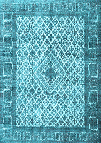 Persian Light Blue Traditional Rug, tr3597lblu