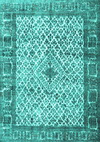 Persian Turquoise Traditional Rug, tr3597turq