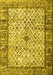 Persian Yellow Traditional Rug, tr3597yw