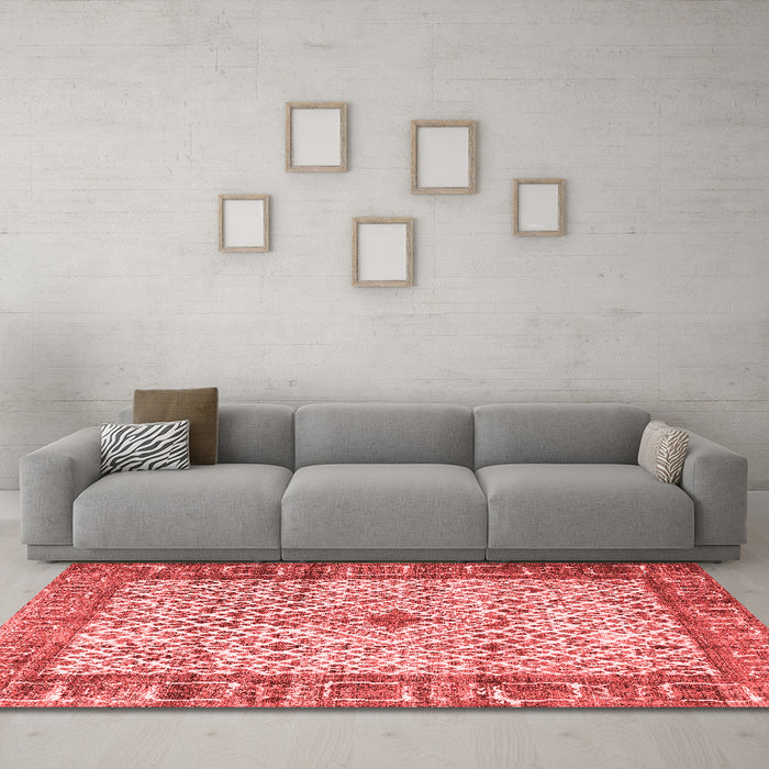 Traditional Red Washable Rugs