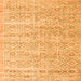 Serging Thickness of Persian Orange Traditional Rug, tr3598org