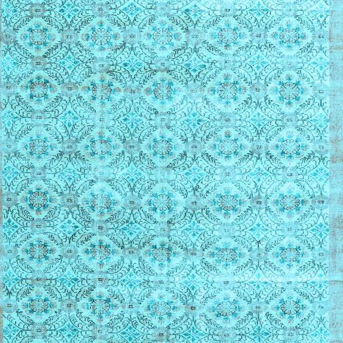 Machine Washable Persian Light Blue Traditional Rug, wshtr3598lblu