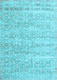 Persian Light Blue Traditional Rug, tr3598lblu