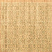 Square Persian Brown Traditional Rug, tr3598brn