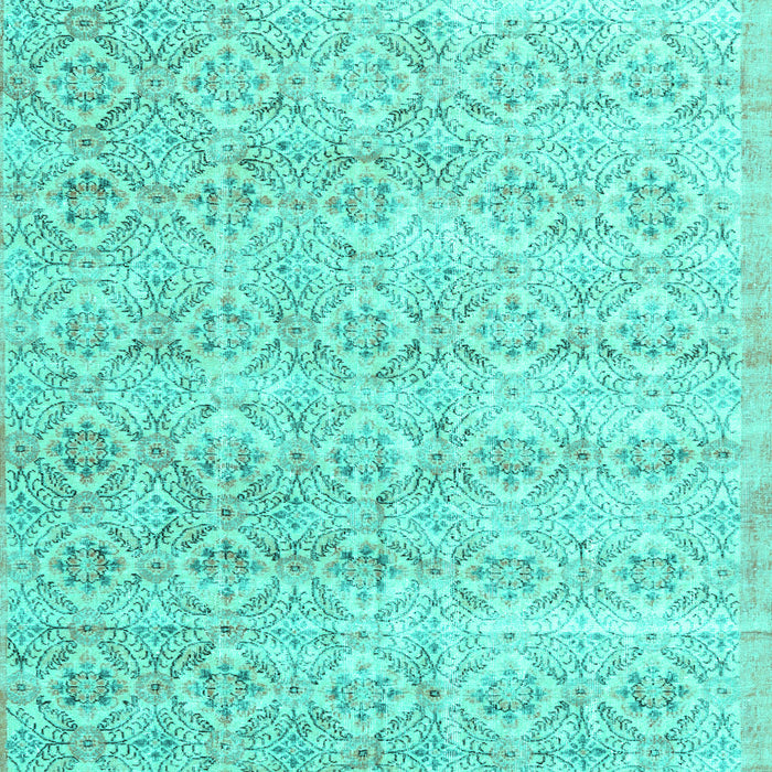 Machine Washable Persian Turquoise Traditional Area Rugs, wshtr3598turq