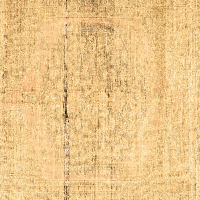 Square Persian Brown Traditional Rug, tr3599brn