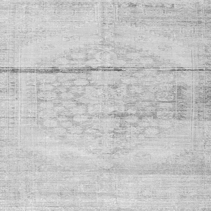 Round Machine Washable Persian Gray Traditional Rug, wshtr3599gry