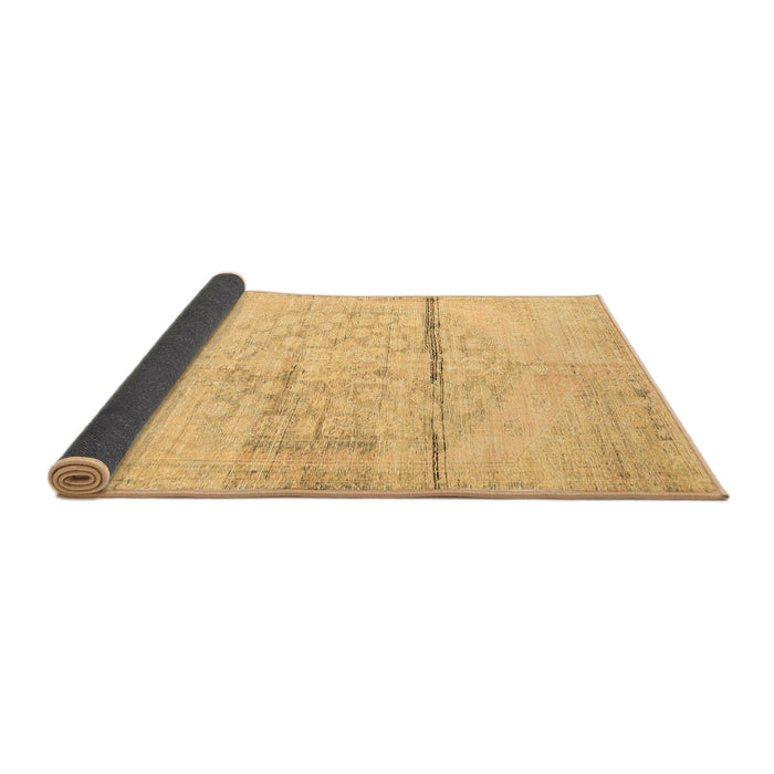 Sideview of Persian Brown Traditional Rug, tr3599brn