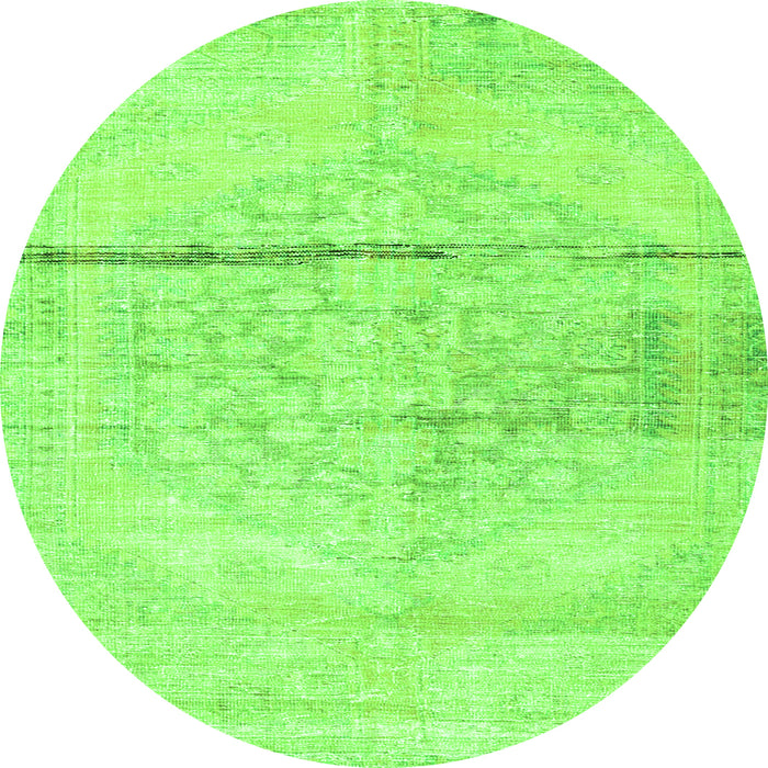 Machine Washable Persian Green Traditional Area Rugs, wshtr3599grn