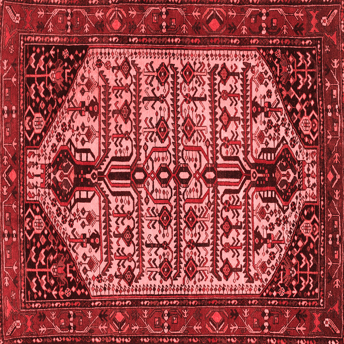 Machine Washable Persian Red Traditional Rug, wshtr35red