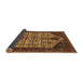 Sideview of Persian Brown Traditional Rug, tr35brn