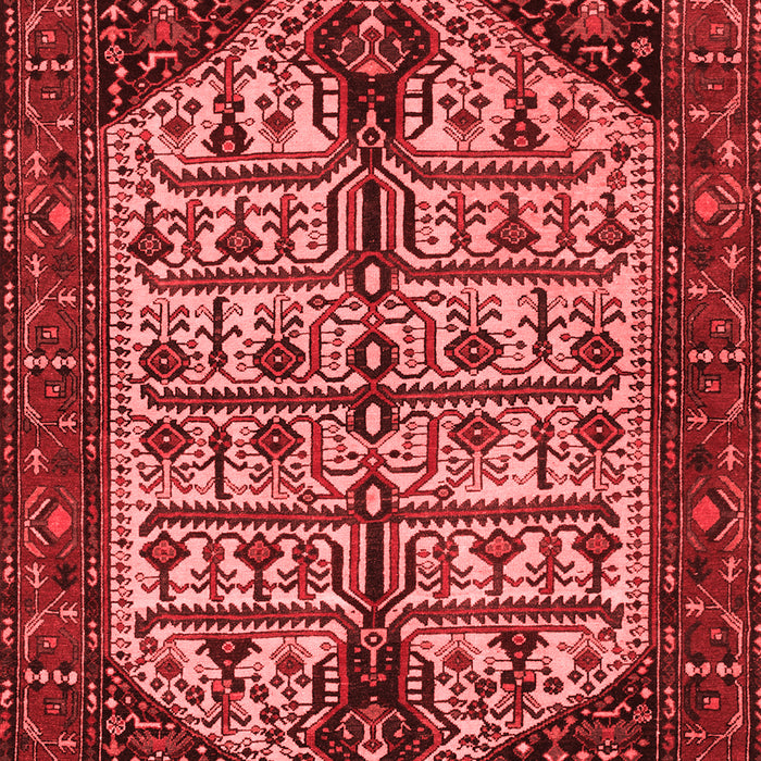 Machine Washable Persian Red Traditional Rug, wshtr35red