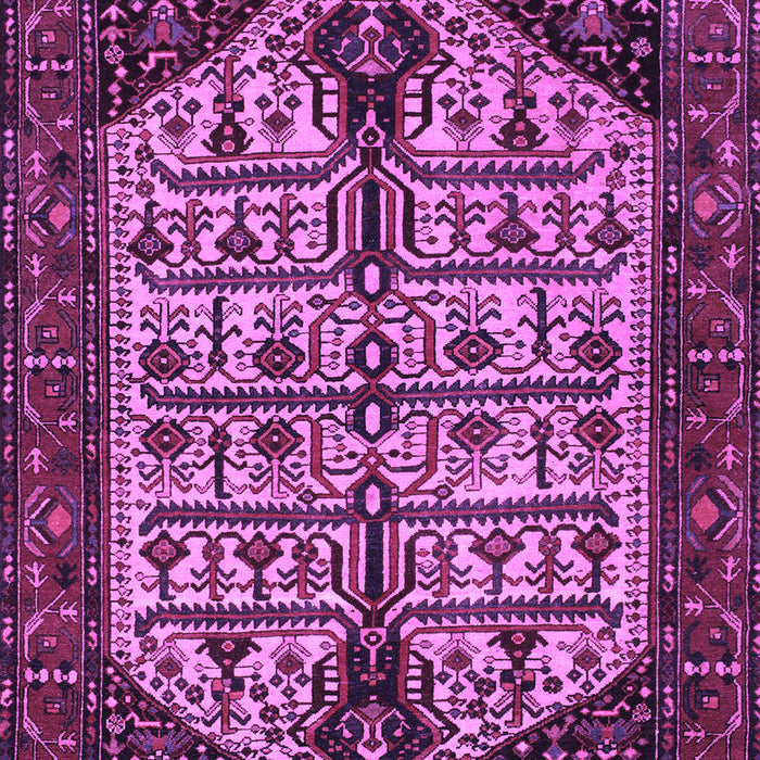 Machine Washable Persian Purple Traditional Area Rugs, wshtr35pur