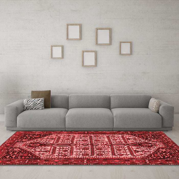 Traditional Red Washable Rugs