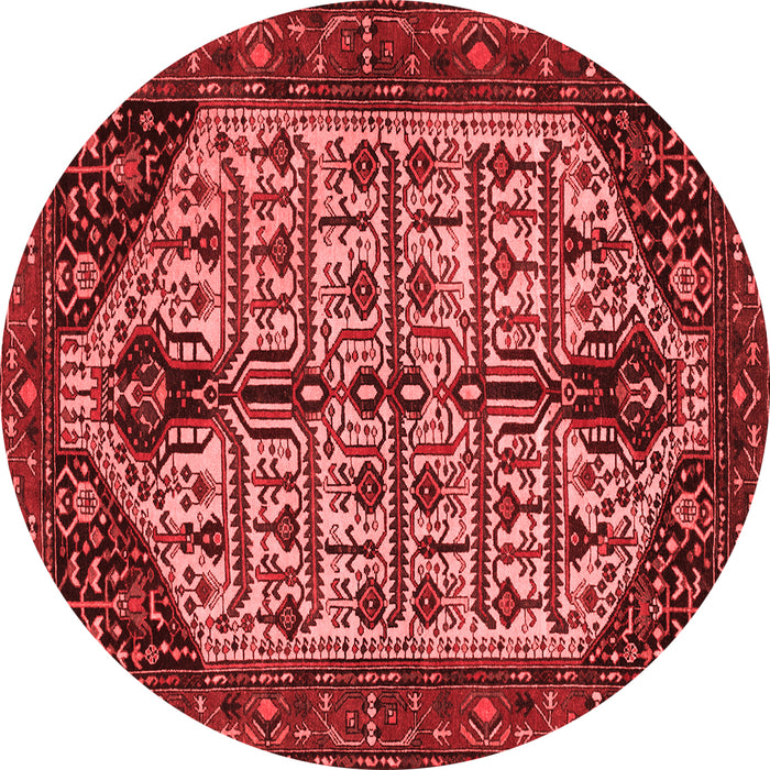 Machine Washable Persian Red Traditional Rug, wshtr35red