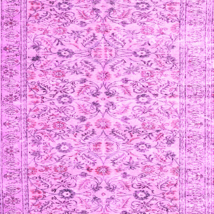 Machine Washable Persian Pink Traditional Rug, wshtr3600pnk