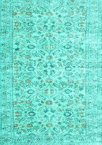 Persian Turquoise Traditional Rug, tr3600turq