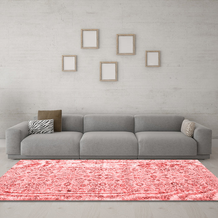 Traditional Red Washable Rugs
