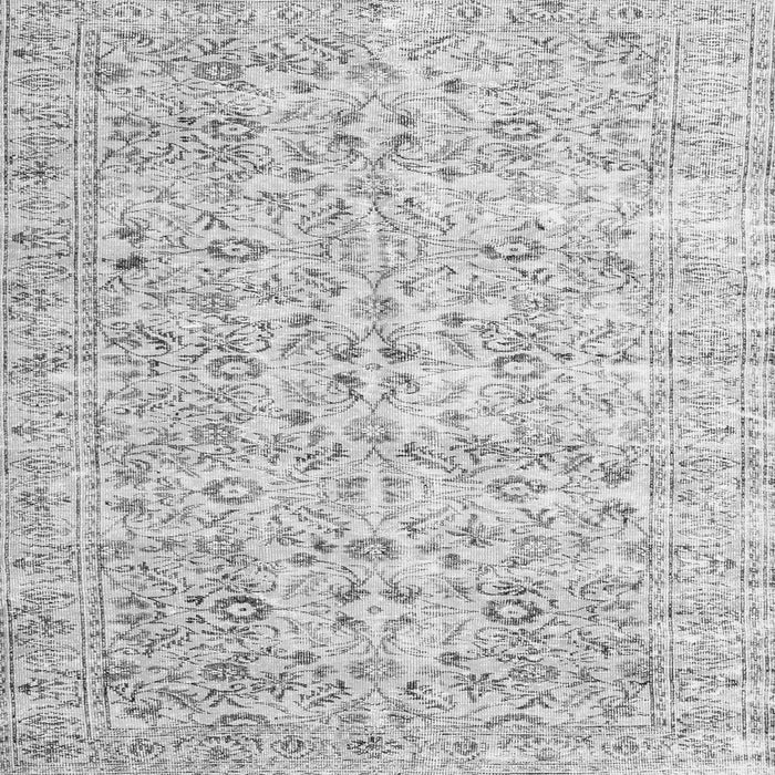 Round Machine Washable Persian Gray Traditional Rug, wshtr3600gry