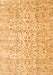 Serging Thickness of Machine Washable Persian Orange Traditional Area Rugs, wshtr3600org