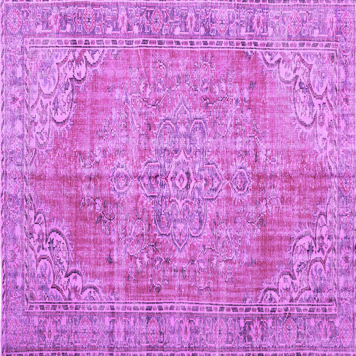 Square Persian Purple Traditional Rug, tr3601pur