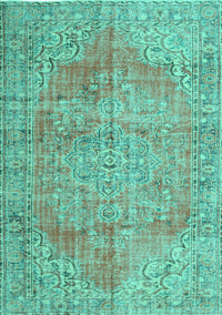 Persian Turquoise Traditional Rug, tr3601turq