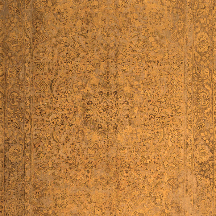 Serging Thickness of Machine Washable Persian Orange Traditional Area Rugs, wshtr3602org