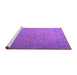 Sideview of Machine Washable Persian Purple Traditional Area Rugs, wshtr3602pur